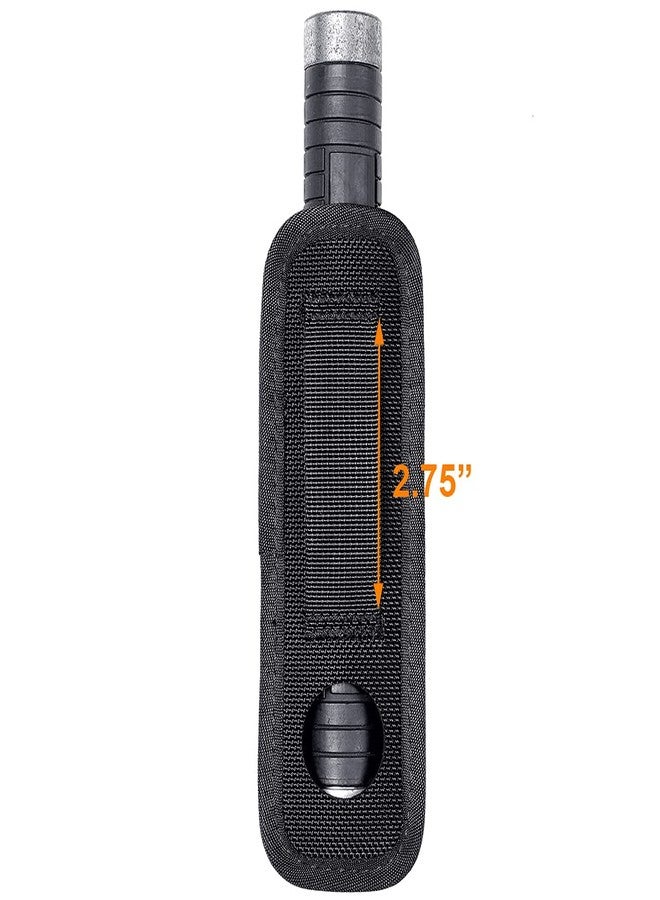 حامل عصا قابل للتمديد مصبوب يتسع لعصا قابلة للتمديد بطول 16 بوصة أو 21 بوصة (نايلون باليستي أسود) - Image 4